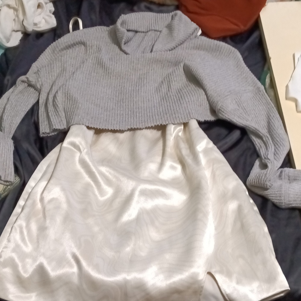 Dress and sweater together or not